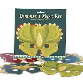dinosaur mask activity kit by clockwork soldier