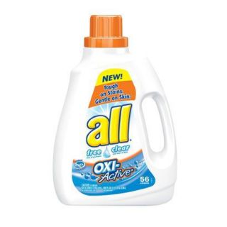 All Oxi Active Liquid Laundry Detergent 100 oz
