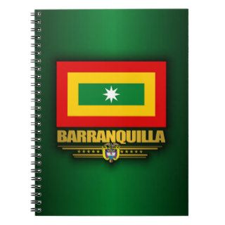 Barranquilla Flag Spiral Notebooks