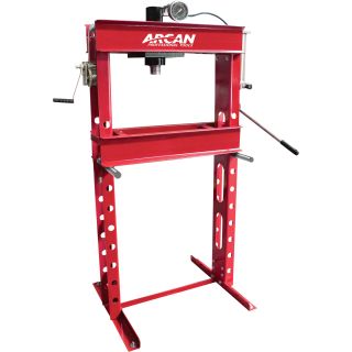 Arcan Professional Hydraulic Shop Press — 30-Ton, Model# CP300  Hydraulic Presses