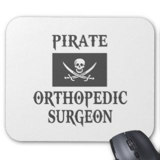Pirate Orthopedic Surgeon Mouse Pads