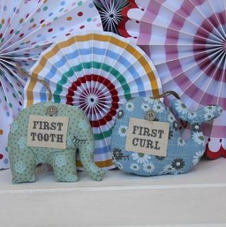 my first tooth and curl cushion by posh totty designs interiors