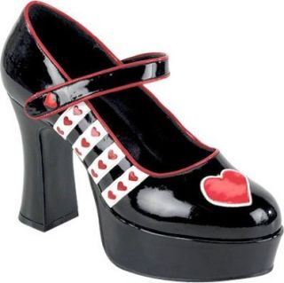 Sexy Adult Women's Queen of Hearts Heels (Size 6) Pumps Shoes Shoes
