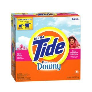 Tide Ultra with Touch Of Downy April Fresh Scent Powder, 63 Loads, 116 Ounce Health & Personal Care