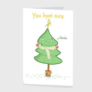 'tree' christmas card by sarah ray