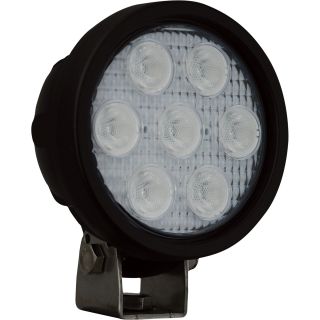 Vision X Utility Market Series Wide Beam 10-48 Volt LED Worklight — Clear, Round, 4in., 1596 Lumens, Model# XIL-UM4040  LED Automotive Work Lights