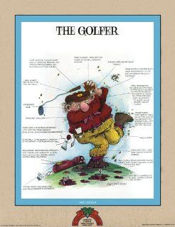 Gary Patterson "The Golfer" print Sports & Outdoors