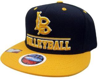 NCAA Long Beach State 49ers Volleyball Snapback Hat, Black/Gold  Sports Fan Baseball Caps  Sports & Outdoors
