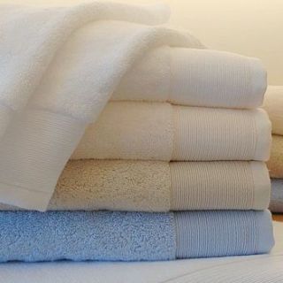 como organic cotton luxury towels by the fine cotton company