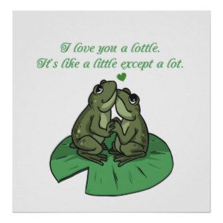 Lottle Love Frogs Print