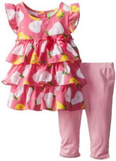 Watch Me Grow by Sesame Street Girls 2 6X 2 Piece Pear Pant Set Clothing