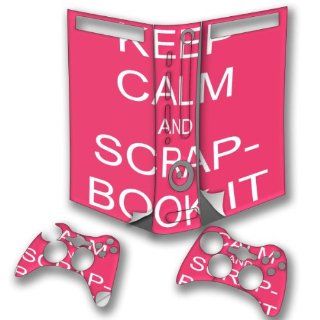 Keep Calm 10059, Keep Calm And Scrap Book It, Snuggle Edition, Sticker for XBOX 360 Fat Game Console. Computers & Accessories