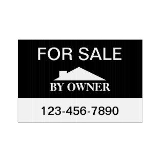 For Sale By Owner House Sale Lawn Signs