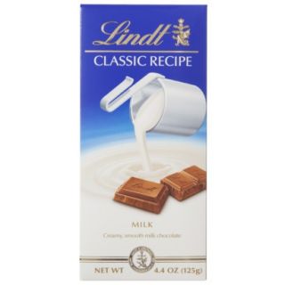 Lindt Classic Recipe Milk Chocolate Bar 4.4 oz