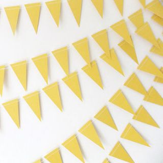 sunshine mini paper bunting by funky frills uk