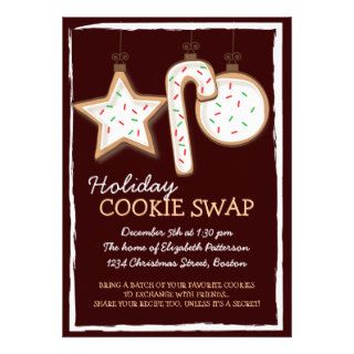 Christmas Cookie Swap Holiday Invitation