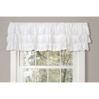 Sweet Jojo Designs White Cotton Curtain Valance