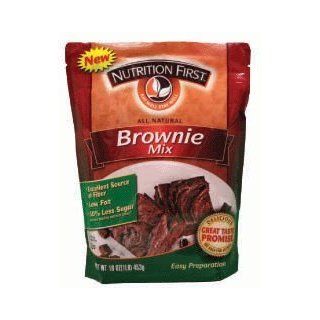 Nutrition First All Natural Brownie Mix   1 Lb Pouch  Grocery & Gourmet Food