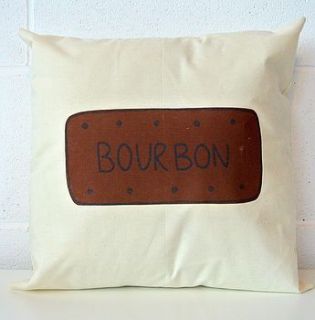 bourbon biscuit cushion by above the railway