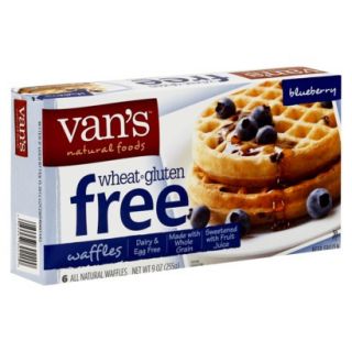 Vans Wheat Gluten Free Blueberry Waffles 9 oz