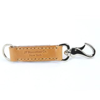 Hand stitched Fine English Bridle Leather Hook Snap Key Holder Keyrings