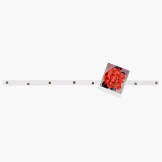 Skinny Magnetic Bulletin Board   Self Stick   24 White by Three by Three  