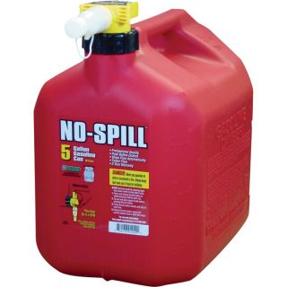 No-Spill Gas Can — 5-Gallon Capacity, Model# 1450  Fuel Cans