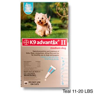 K9 Advantix II Blue 55 Plus Pounds K9 Advantix Other Pet Health Supplies