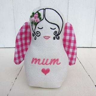 personalised 'mum' guardian angel by angel lodge studio