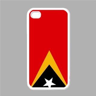 Timor Leste Flag White iPhone 5 Case Cell Phones & Accessories