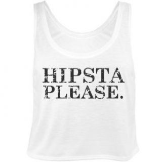 Hipsta Please Distressed Bella Flowy Boxy Crop Top Tank Top Clothing