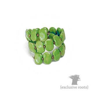 apple ceramic wrap bracelet by exclusive roots