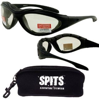 SPITS HERO 24 Advanced System Sunglasses Photochromic Light Adjusting   FREE Rubber Ear Locks and Carbon Fiber Look Case Automotive