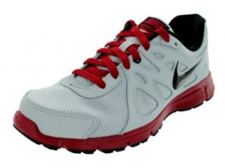 Nike Men's Revolution 2 Pure Platinum/Black/Gym Red Running Shoes 11.5 Men US Shoes