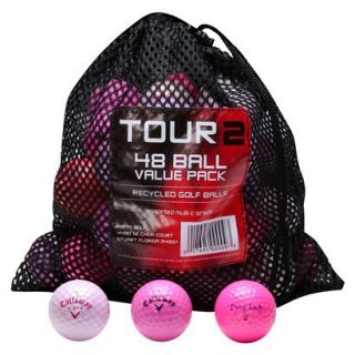 Mix Recycled 48 Pk Golf Balls Pink