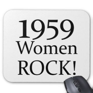 1959 Women Rock Mousepads