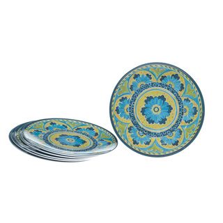 Certified International Mexican Tile 9 inch Plates (Set of 6) Certified International Plates