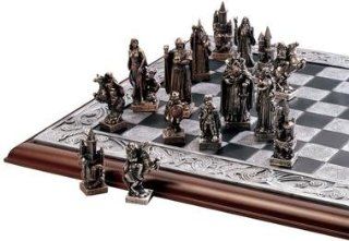 Mythic Realm Wizards Warriors & Goblins Sculpture Chess Set (The Digital Angel) Toys & Games