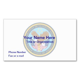 US Department of Veterans Affairs Business Card