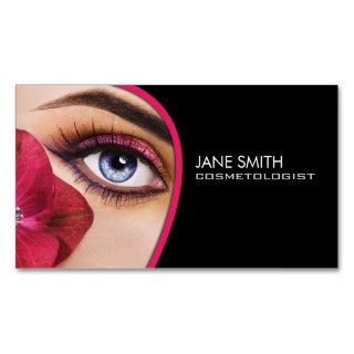 Cosmetologist Cosmetology Makeup Artist Elegant Business Cards