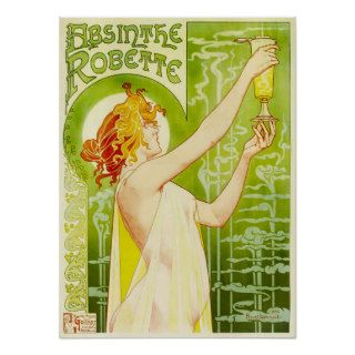 Alphonse Mucha Absinthe Robette Poster