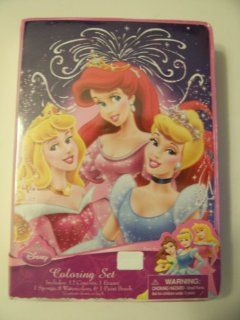 Disney Princesses Coloring Set Toys & Games