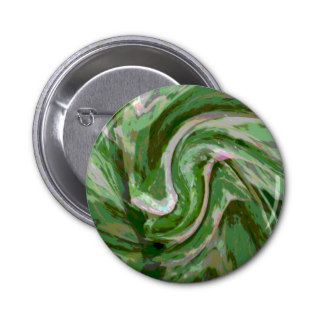 Green, grey, and a little bit of pink swirl design pins