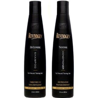 Revivogen Shampoo 12 fl.oz + Conditioner 12 fl.oz DUO  Hair Regrowth Shampoos  Beauty