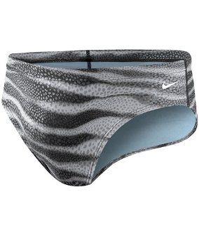 Nike Swim Men's Team Foil Skin BriefSwimsuit   TFSS0009   001 Black Size 26  Athletic Swim Briefs  Sports & Outdoors