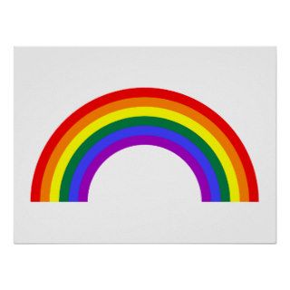 Rainbow Shape Poster