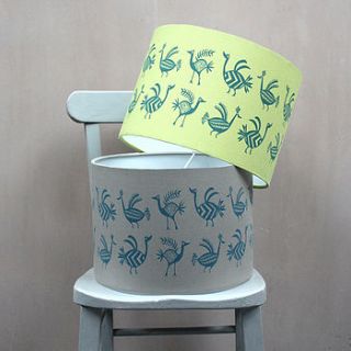 pueblo bird lampshades by zoe est kids