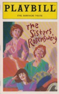 The Sisters Rosensweig Playbill 1993 Ethel Barrymore Theatre Linda Lavin, Michael Learned Entertainment Collectibles