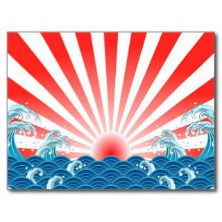 Japan Flag   NIPPON Postcards