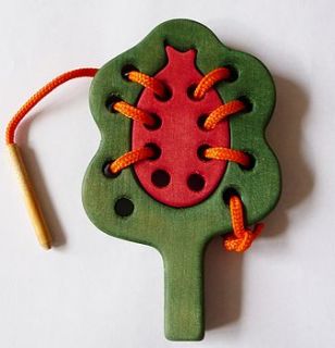 tree with ladybird montessori educational toy by wooden toy gallery